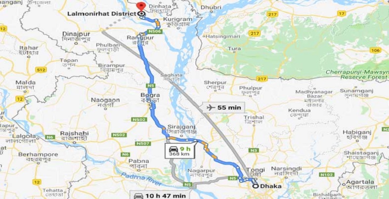 dhaka metro rail route map