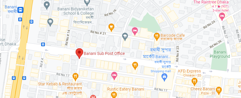 Dhaka Banani Postal Code | ZIP Code [Full Information]