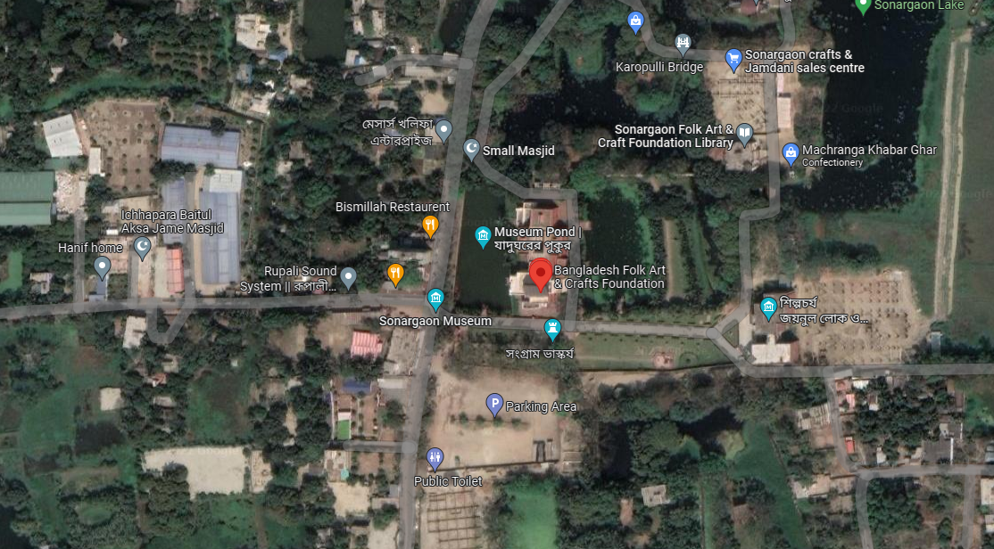 Location Of Sonargaon Jadughar