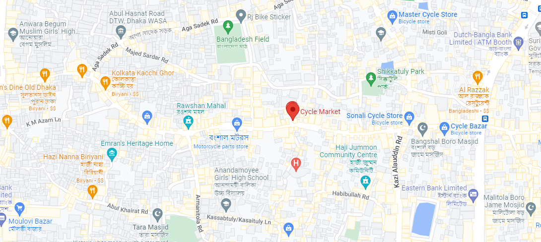 Dhaka Bangshal Cycle Market On Google Map