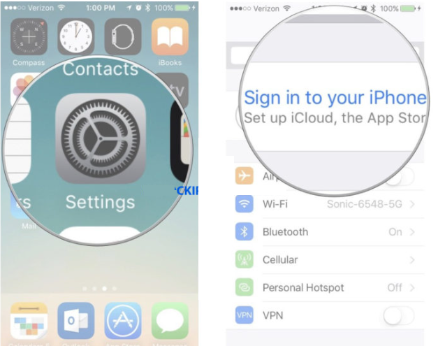 Launch the Settings app.