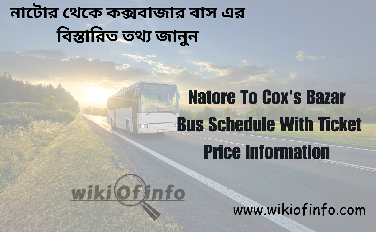Natore To Cox's Bazar Bus Schedule With Ticket Price Update 2026