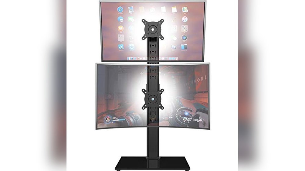 Best Dual Monitor Stand Vertical for Ergonomic and Space-Saving Setup 1 Best Dual Monitor Stand Vertical for Ergonomic and Space-Saving Setup
