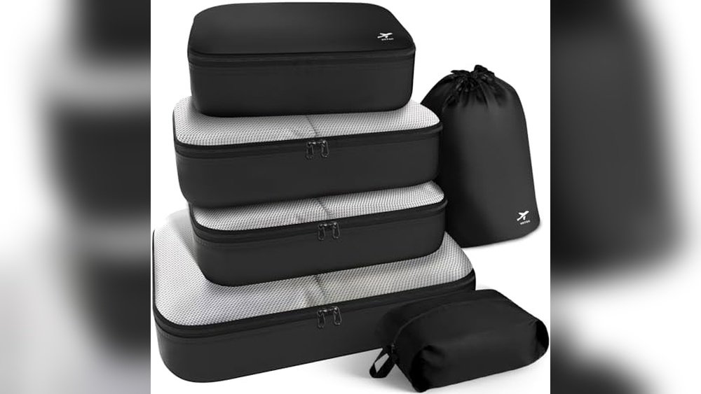 Luggage Organizer Bags Black: Ultimate Space-Saving Travel Packing Solutions