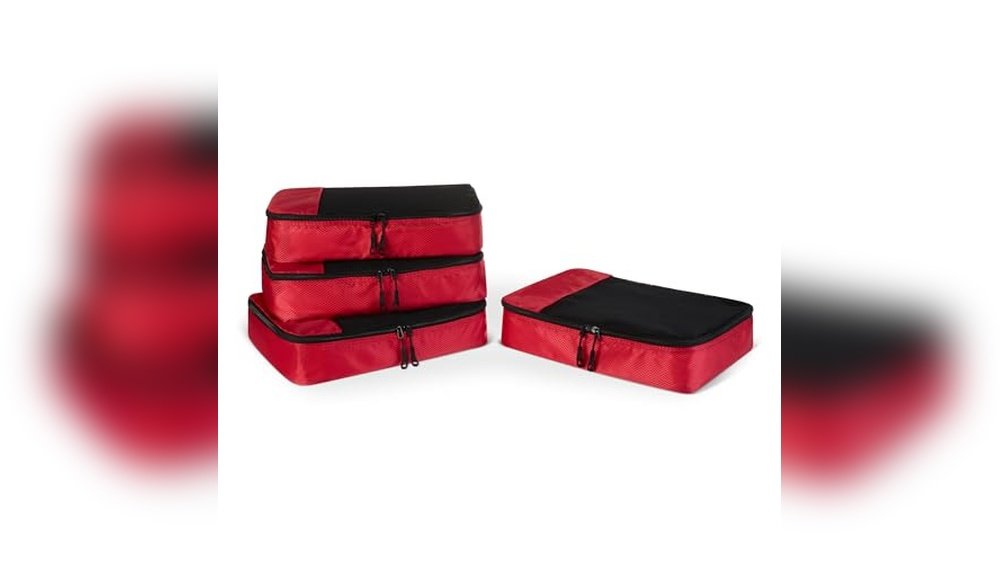 Luggage Organizer Bags Red: Top Travel Packing Cubes for Easy Organization