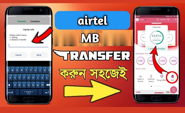 Airtel MB Transfer BD